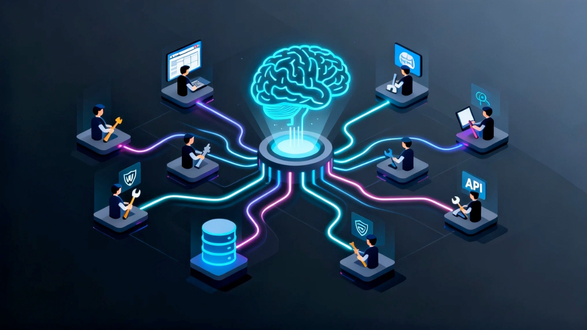 Imagen editorial sobre Agentes de AI: la tecnología que puede convertir procesos lentos en flujos automáticos